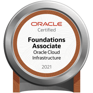 Oracle Cloud Infrastructure Foundations 2021 Certified Associate